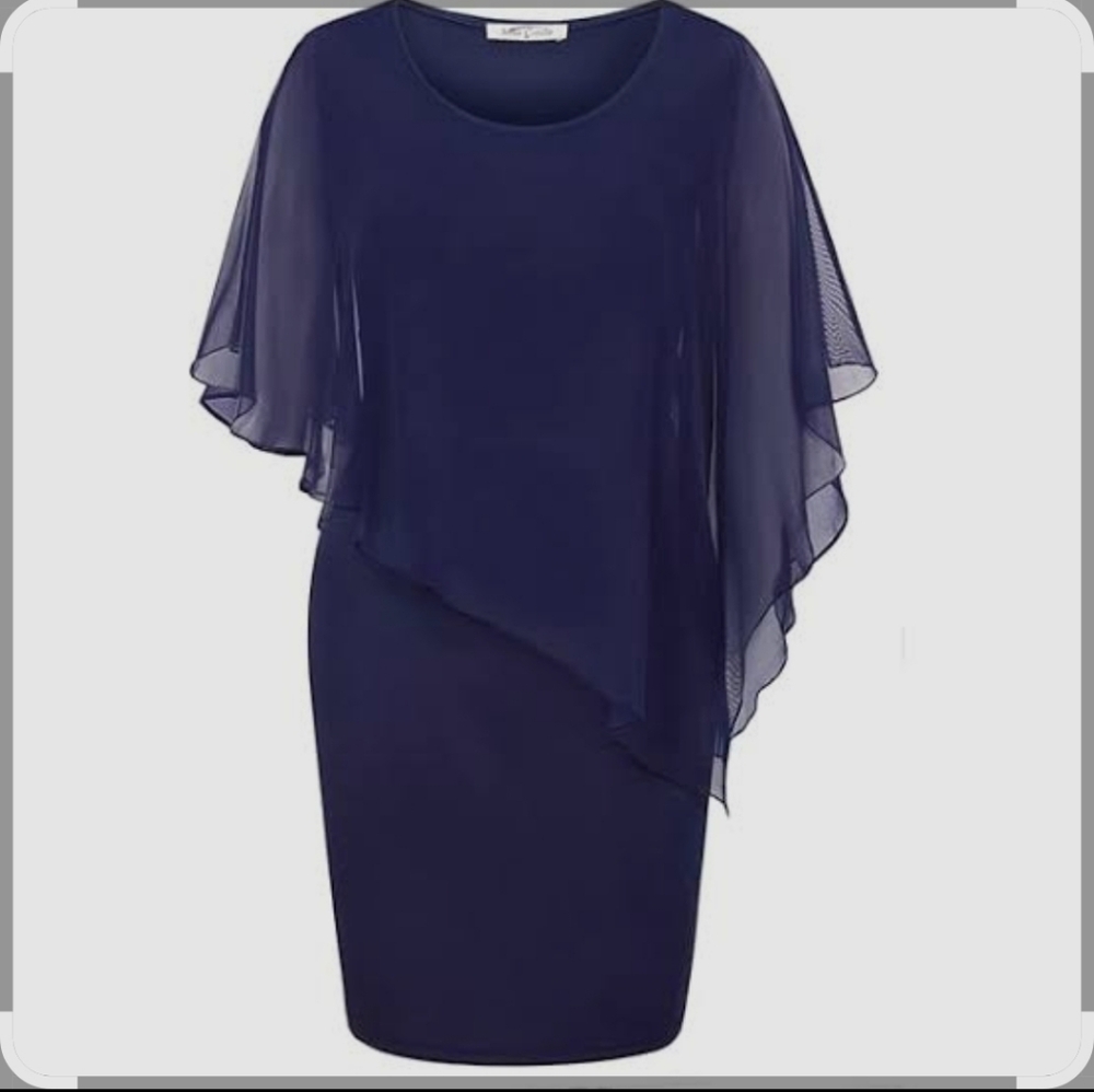 💙 Sequin Dress in Midnight Blue